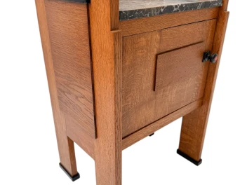 Art Deco Modernist Nightstand or Bedside Cabinet, 1920s